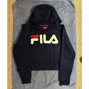 Women's FILA Crop Hoodie - Size XL